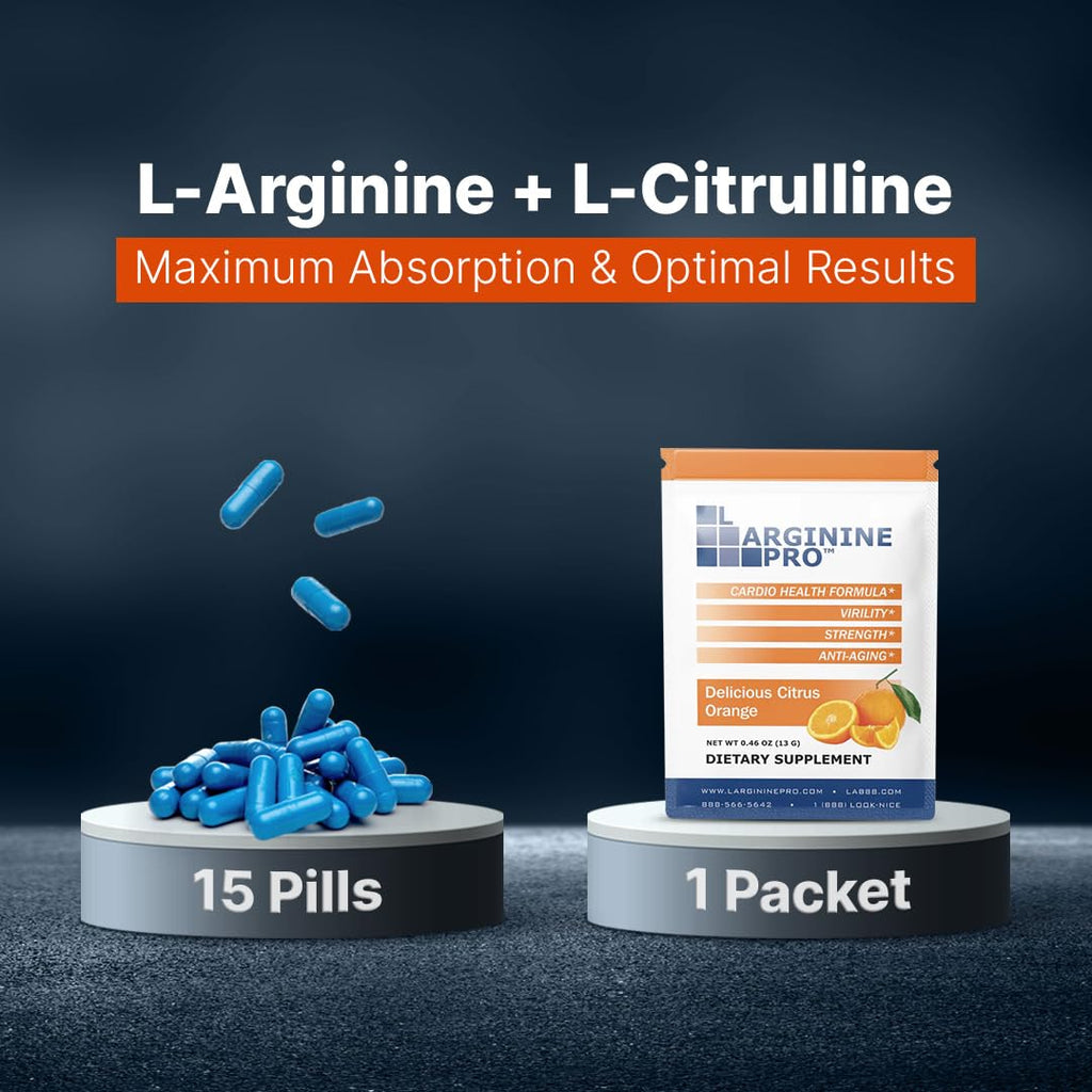 L-ARGININE PRO Supplement Powder for Performance - 30 Packets - image 9