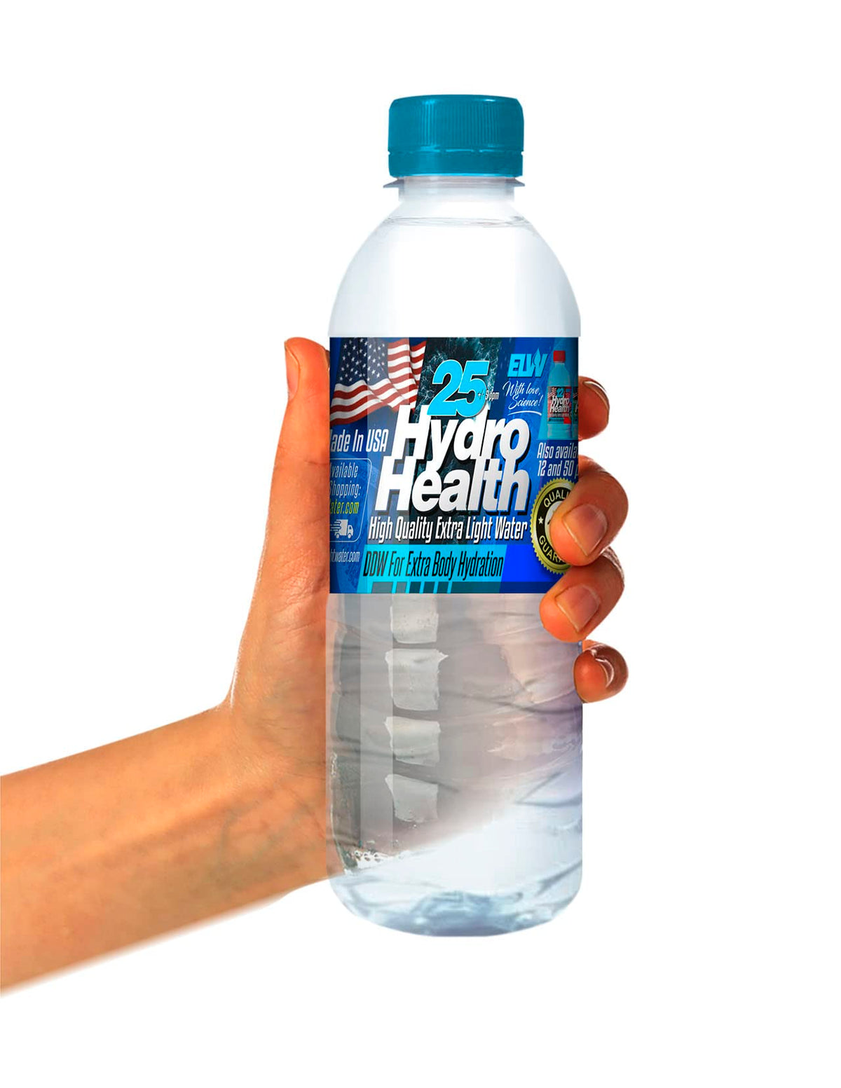 HYDRO HEALTH Deuterium Depleted Water 25 ppm - 24 Bottles - image 10