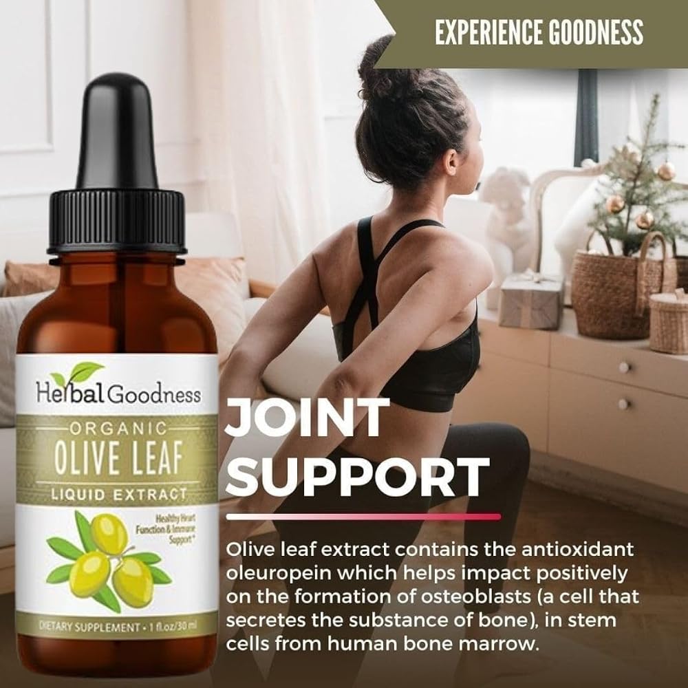 Herbal Goodness Olive Leaf Extract Liquid Organic - 1 Fl Oz - image 6