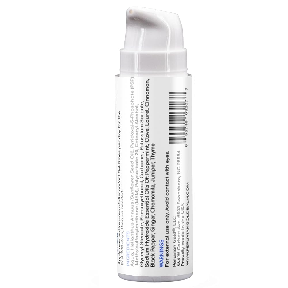 Peruvian Gold Joint Health Cream with MSM - 1.76 Fl Oz - image 6