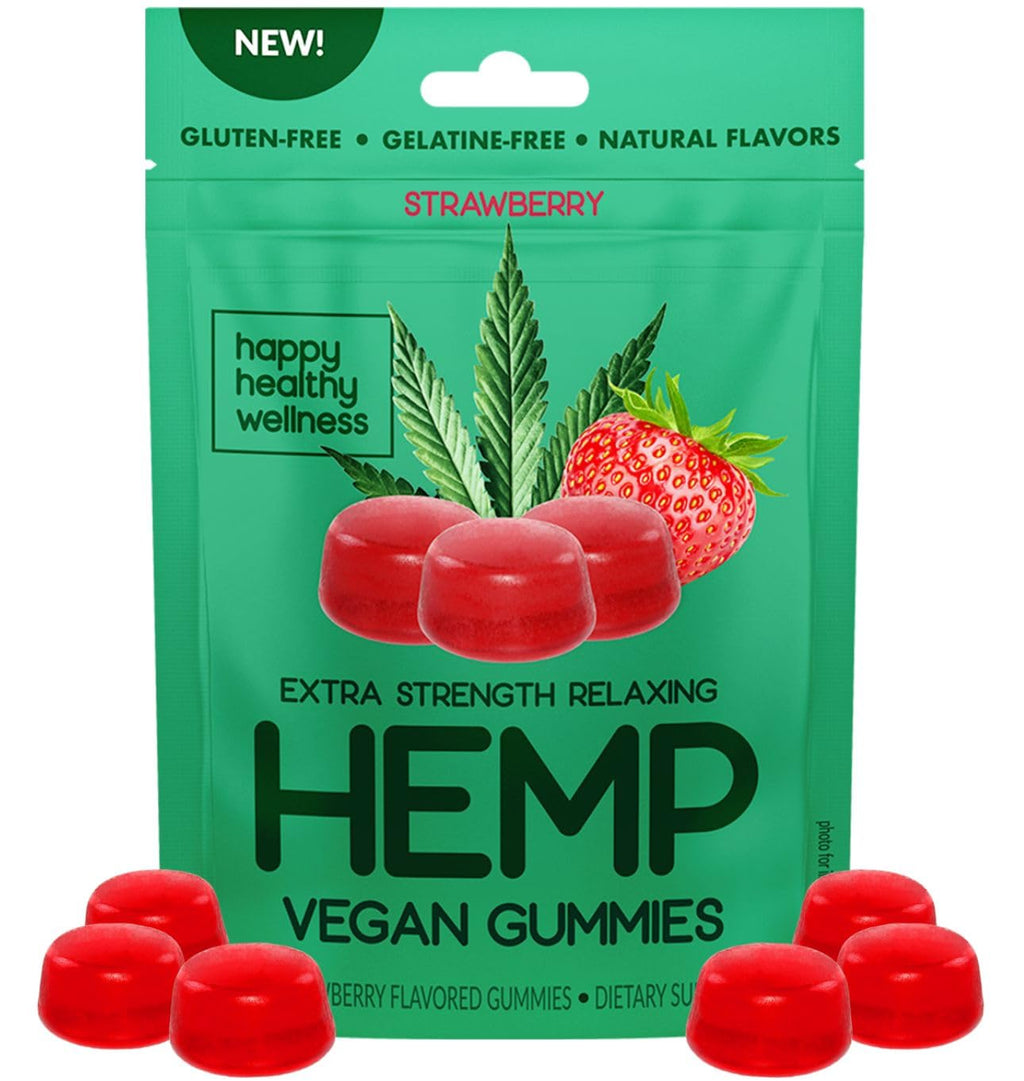 Happy Healthy Wellness Hemp Gummies & Inhaler Gift Pack - 31 Count