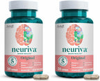 NEURIVA Original Brain Supplement for Memory & Focus - 60 Capsules