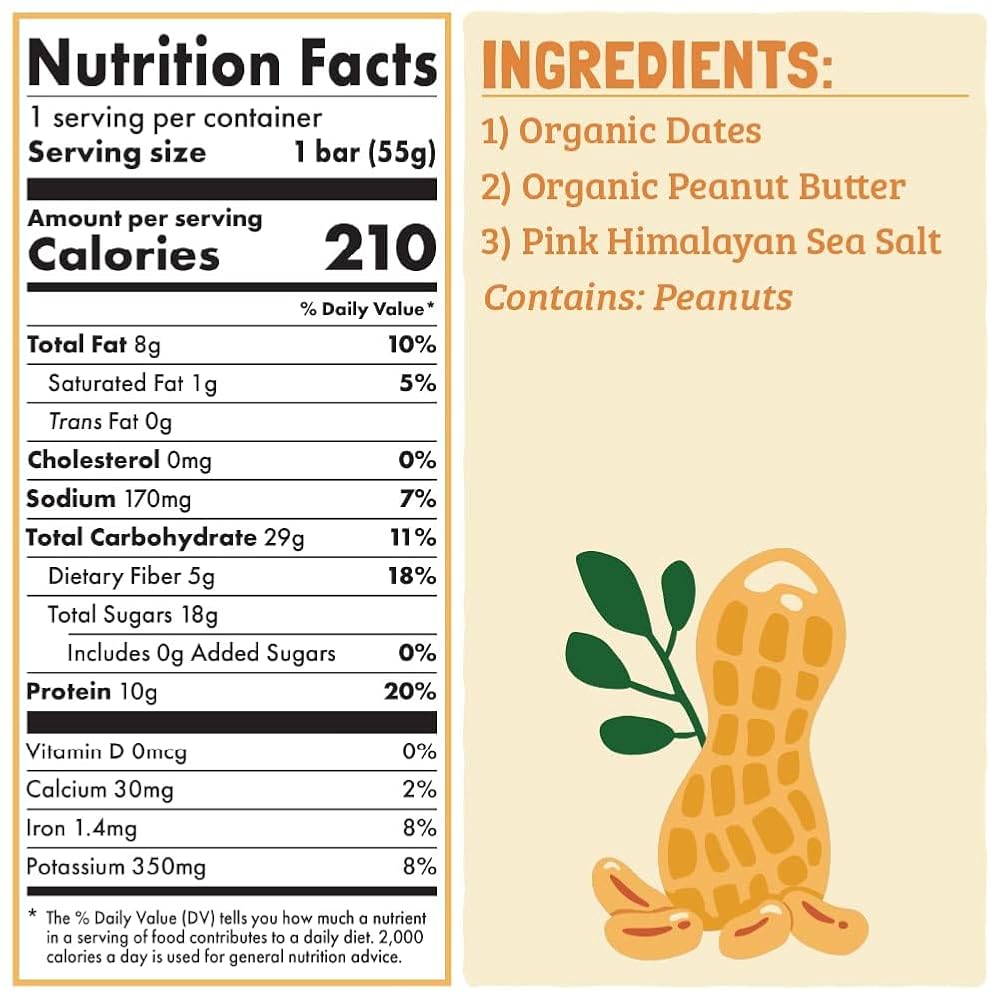 Skout Organic Peanut Butter Plant-Based Protein Bars - 12 Pack - image 3