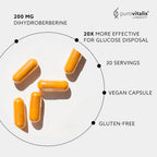 PUROVITALIS Dihydroberberine 200mg with Vitamin K2 & E - 30 Vegan Capsules - image 3
