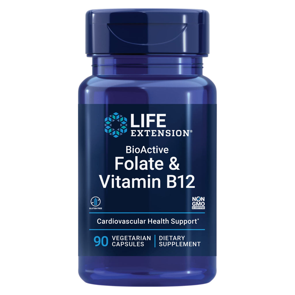 Life Extension Vitamin B6 250 mg & BioActive Folate B12 - 2 Pack - image 4