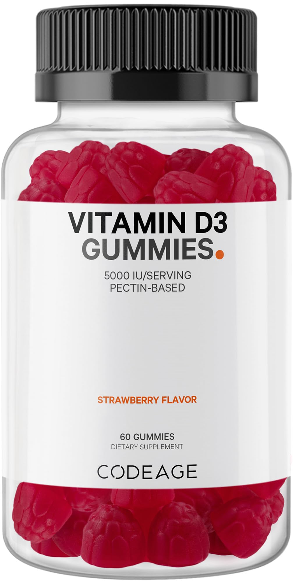 Codeage Vitamin D3 5000 IU Gummies - 60 Gummies