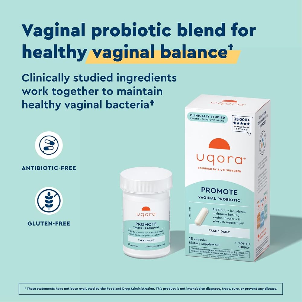 Uqora Promote - Support Vaginal Health - Probiotic for Women