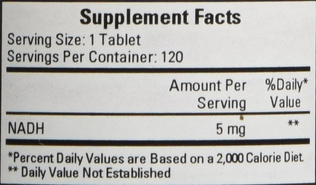 Cardiovascular Research NADH Tablets - 120 Count - image 3