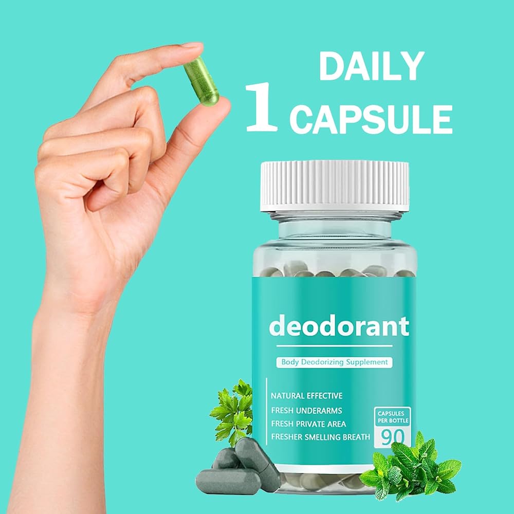 SIRDIKA Body Deodorizing Supplement Chlorophyll Capsules - 90 Count - image 5