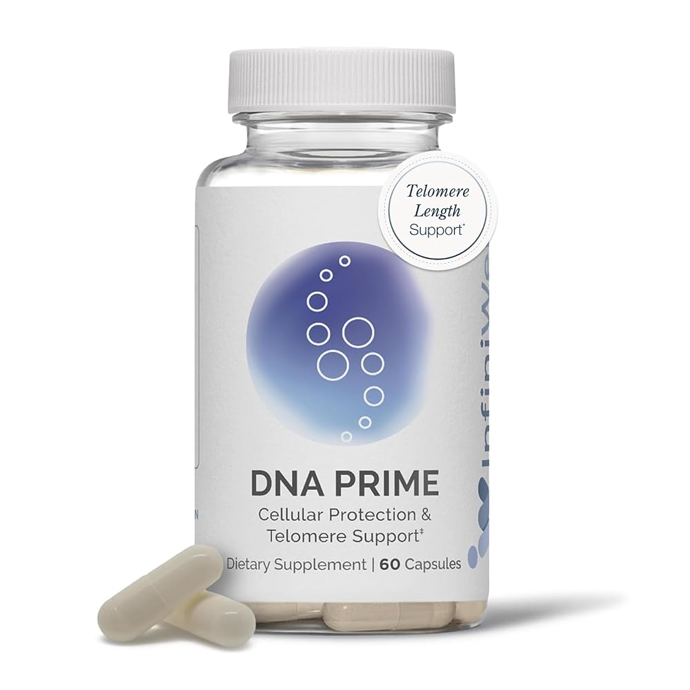 InfiniWell DNA Prime Advanced Telomere Supplement - 60 Capsules