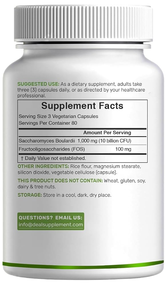 DEAL SUPPLEMENT Saccharomyces Boulardii Probiotics 10 Billion CFU - image 6