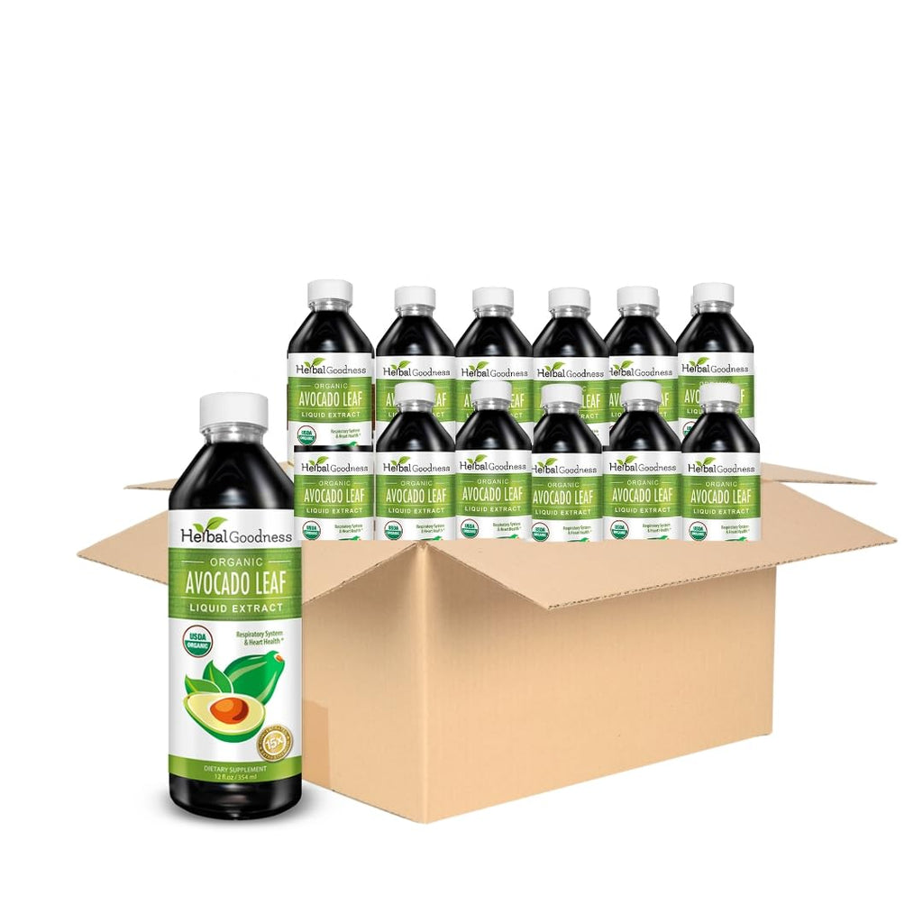 Herbal Goodness Avocado Leaf Extract Liquid Supplement - 12 Pack