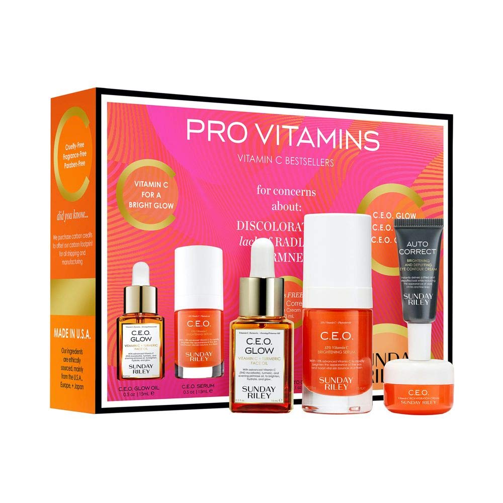 Sunday Riley Pro Vitamins Vol. 1 Oil - 4 Piece Set