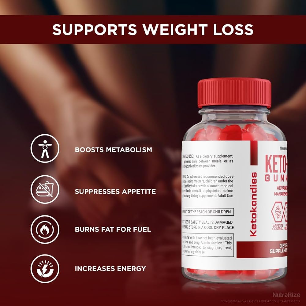 NutraRize KetoKandies Keto+ACV Gummies Weight Loss - 180 Gummies - image 5