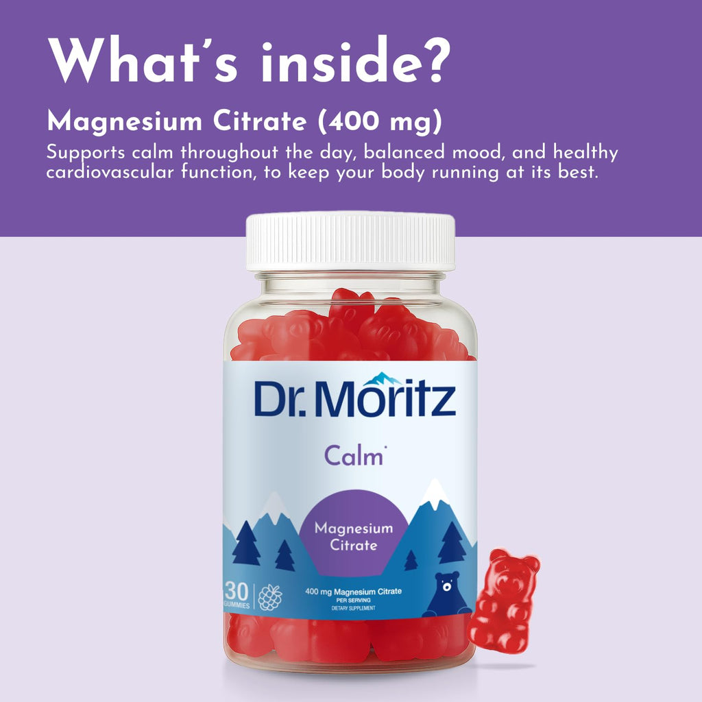 DR. MORITZ Magnesium Citrate Gummies - Promotes Healthy Relaxation