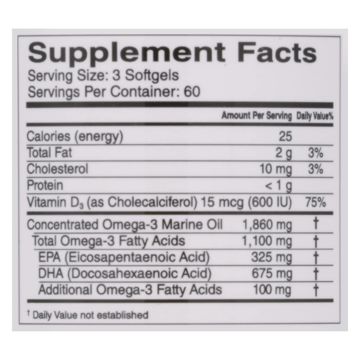 CardioTabs Omega-3 Lemon Minis with Vitamin D3 - 180 Softgels - image 3