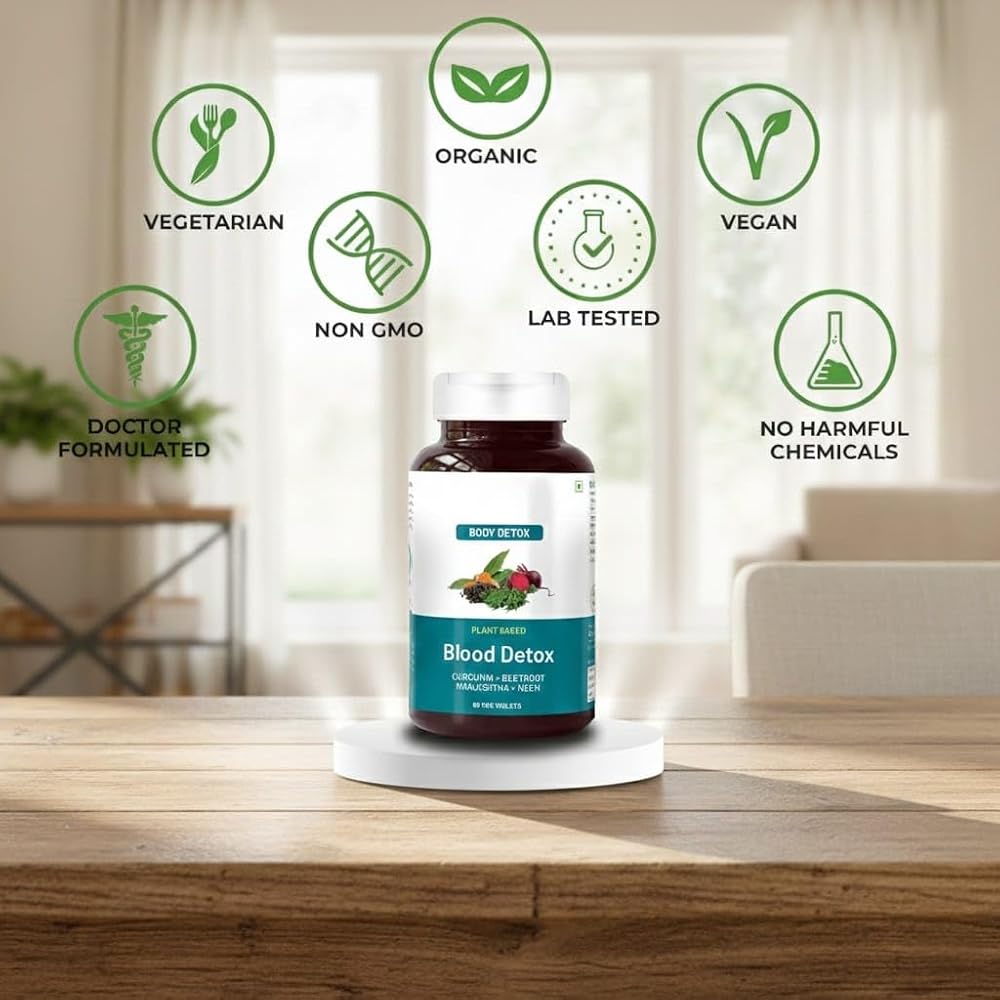 Generic Welness Blood Detox Herbal Supplement - 60 Vegetarian Tablets - image 3