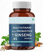 Generic Multivitamin Tablets for Men & Women with Probiotics - 60 Tablets