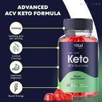 rize labs Vital Ketogenic Keto Gummies for Weight Loss - 120 Gummies - image 2