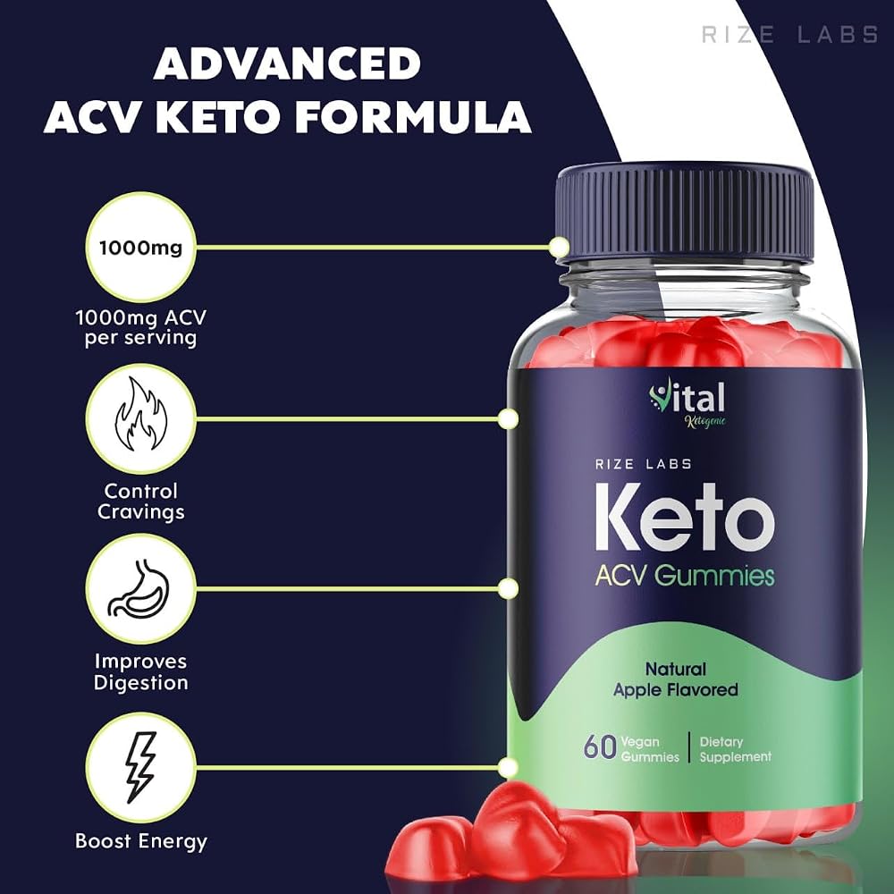 rize labs Vital Ketogenic Keto Gummies for Weight Loss - 120 Gummies - image 2