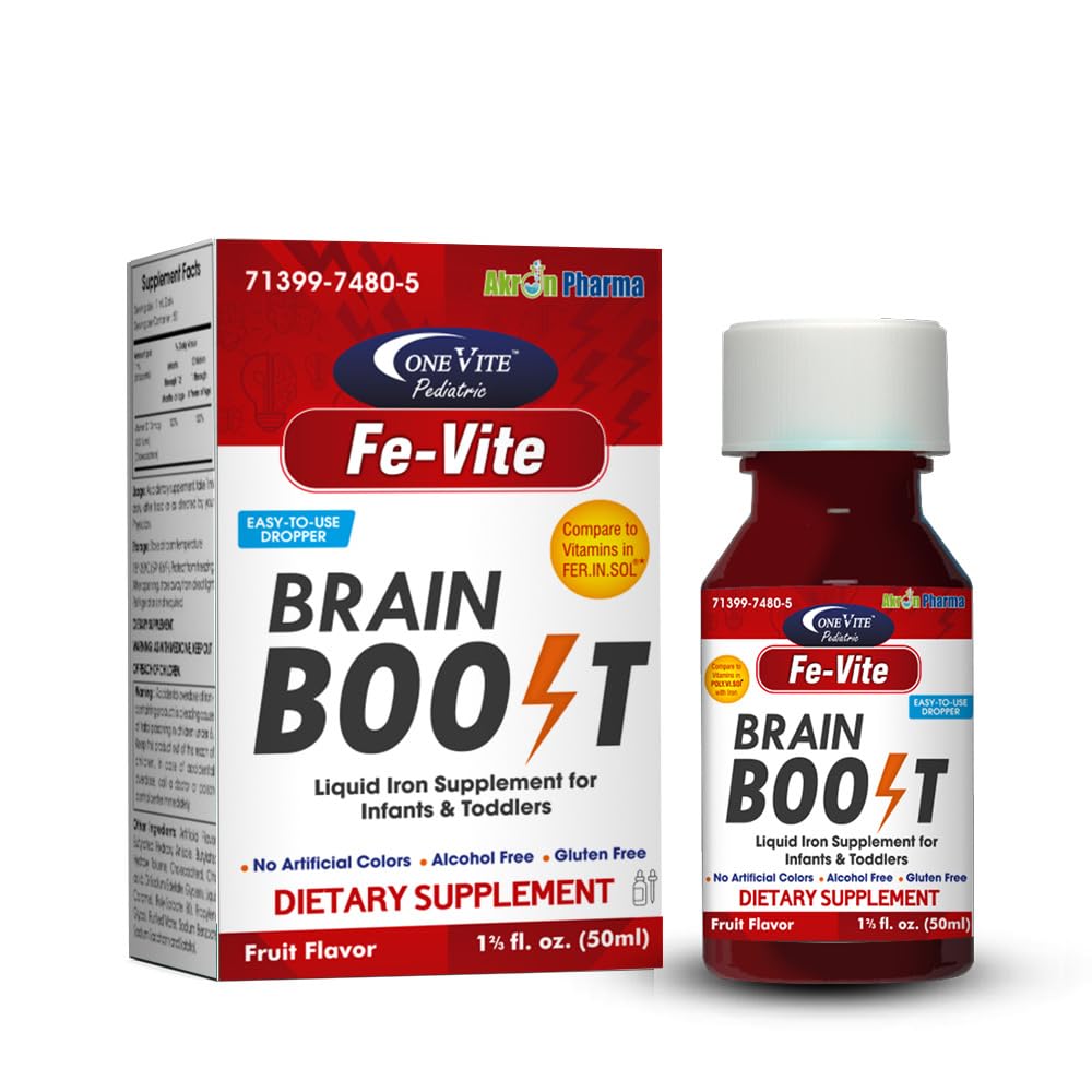 Pediatric FE-Vite Drops Liquid Iron Supplement - 50ml