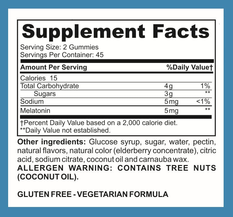 LifeSource Vitamins Melatonin 5mg Gummies - 90 Gummies - image 2