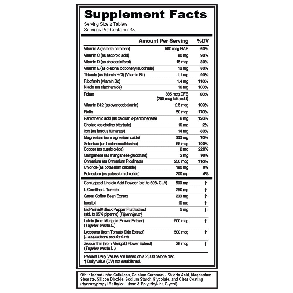 Evlution VitaLean Vitamins Weight Loss Support - 90 Tablets - image 3