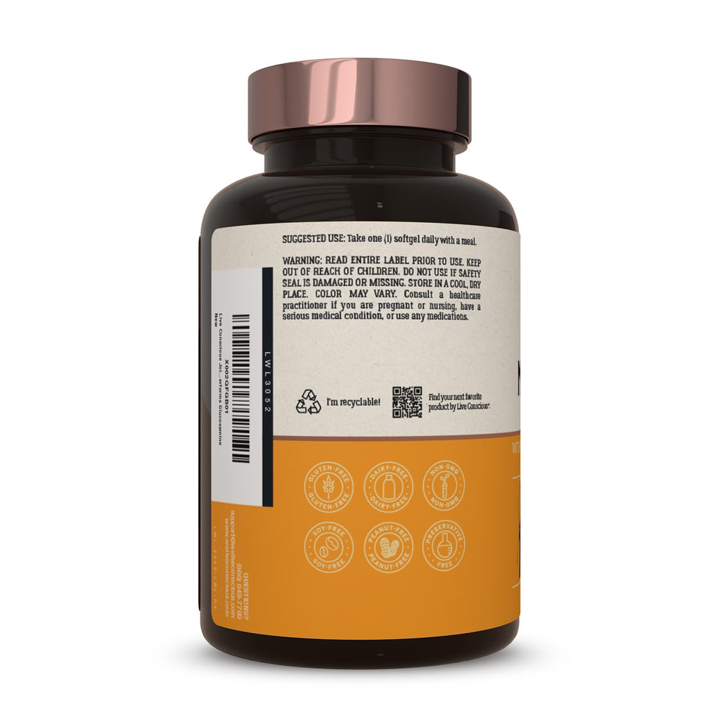 Live Conscious MoveWell Plus Krill Oil Joint Health - 60 Capsules - image 2