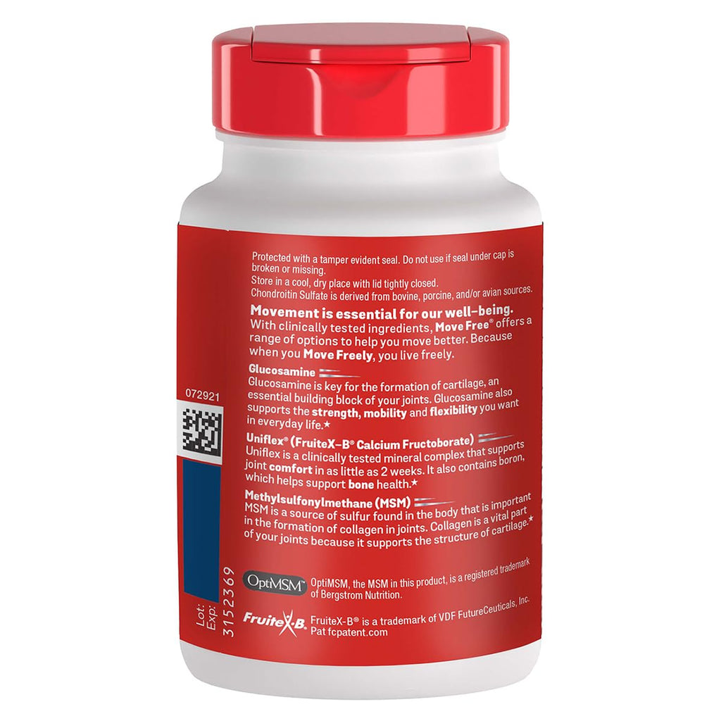 Move Free Advanced Glucosamine Chondroitin MSM - 120 Tablets - image 4