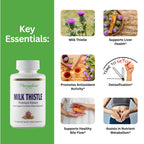 Paradise Herbs & Essentials Milk Thistle Whole Spectrum Extract