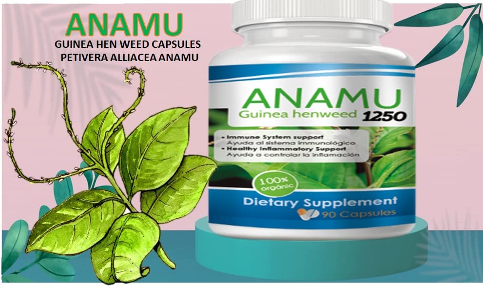VITAMISAN Anamu 1250 mg Organically Grown - 180 Capsules - image 3