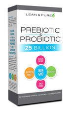 Lean & Pure Prebiotic & Probiotic 25 Billion Cultures - 30 Capsules