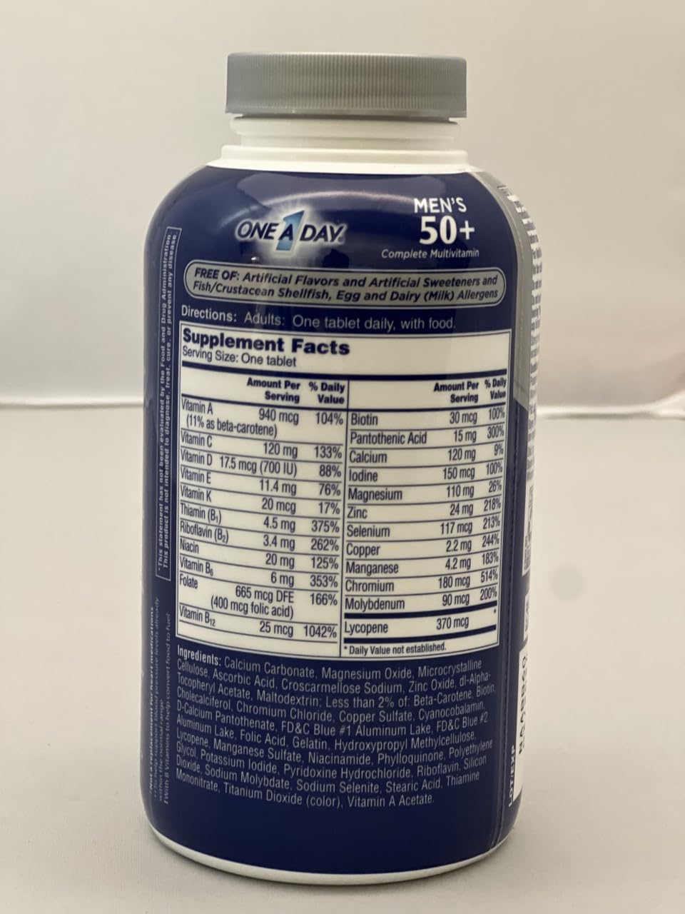 One A Day Men's 50 Plus Advantage Multivitamin - 300 Tablets - image 3