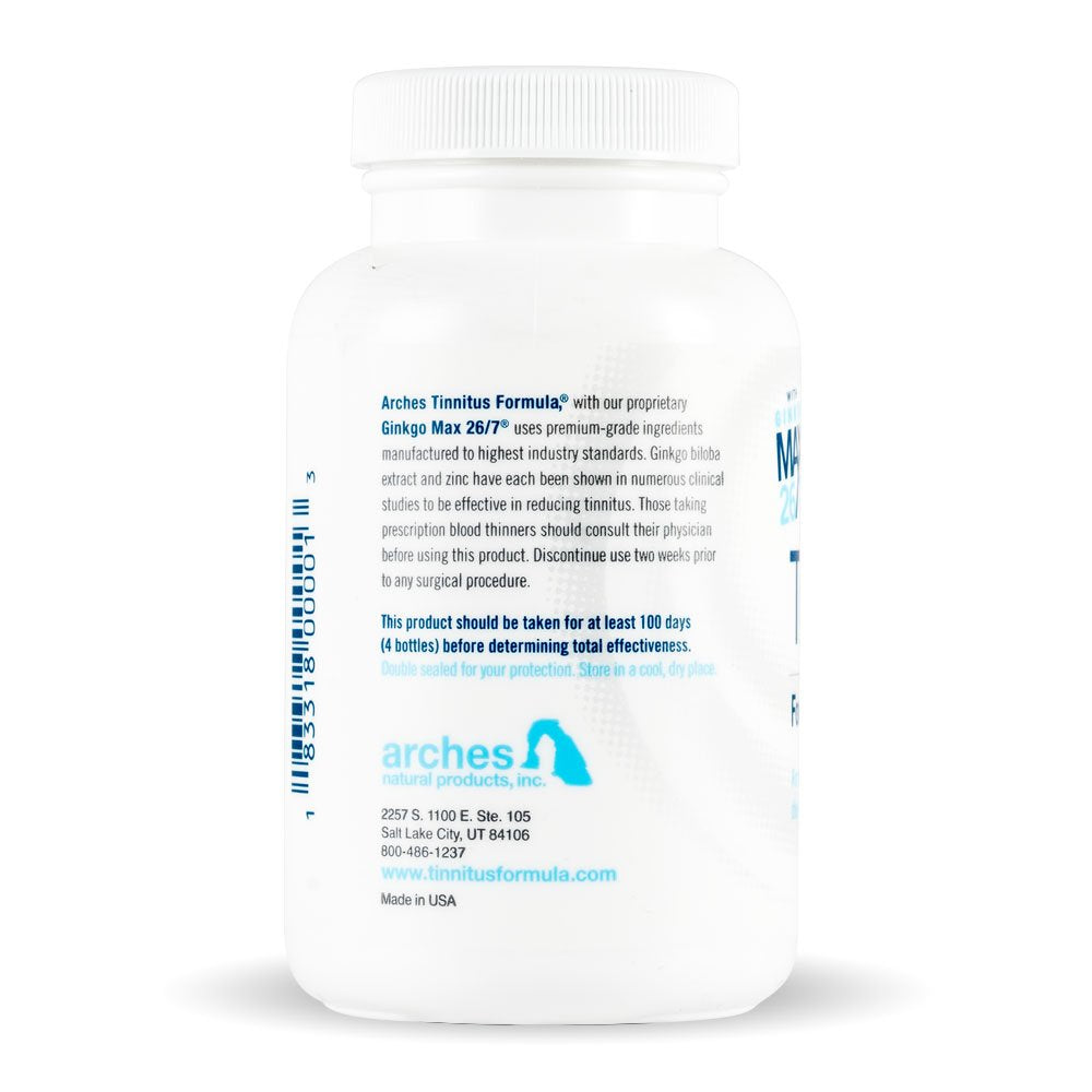 Arches Tinnitus Starter Kit Ginkgo Max 26/7 - 4 Bottles - image 3