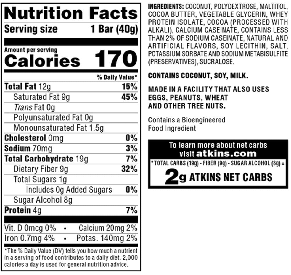 VEMAX Endulge Chocolate Coconut Bar - 10ct - image 3