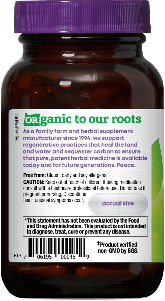 Oregon's Wild Harvest Certified Organic Nettle Capsules with Stinging - image 3