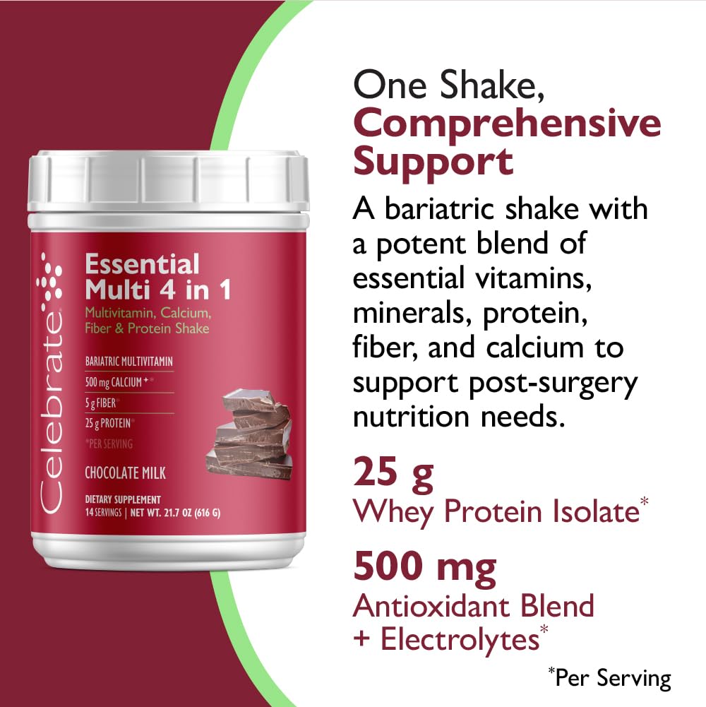 Celebrate Vitamins Essential Multi 4-in-1 Bariatric Powder - 14 Servings - image 8