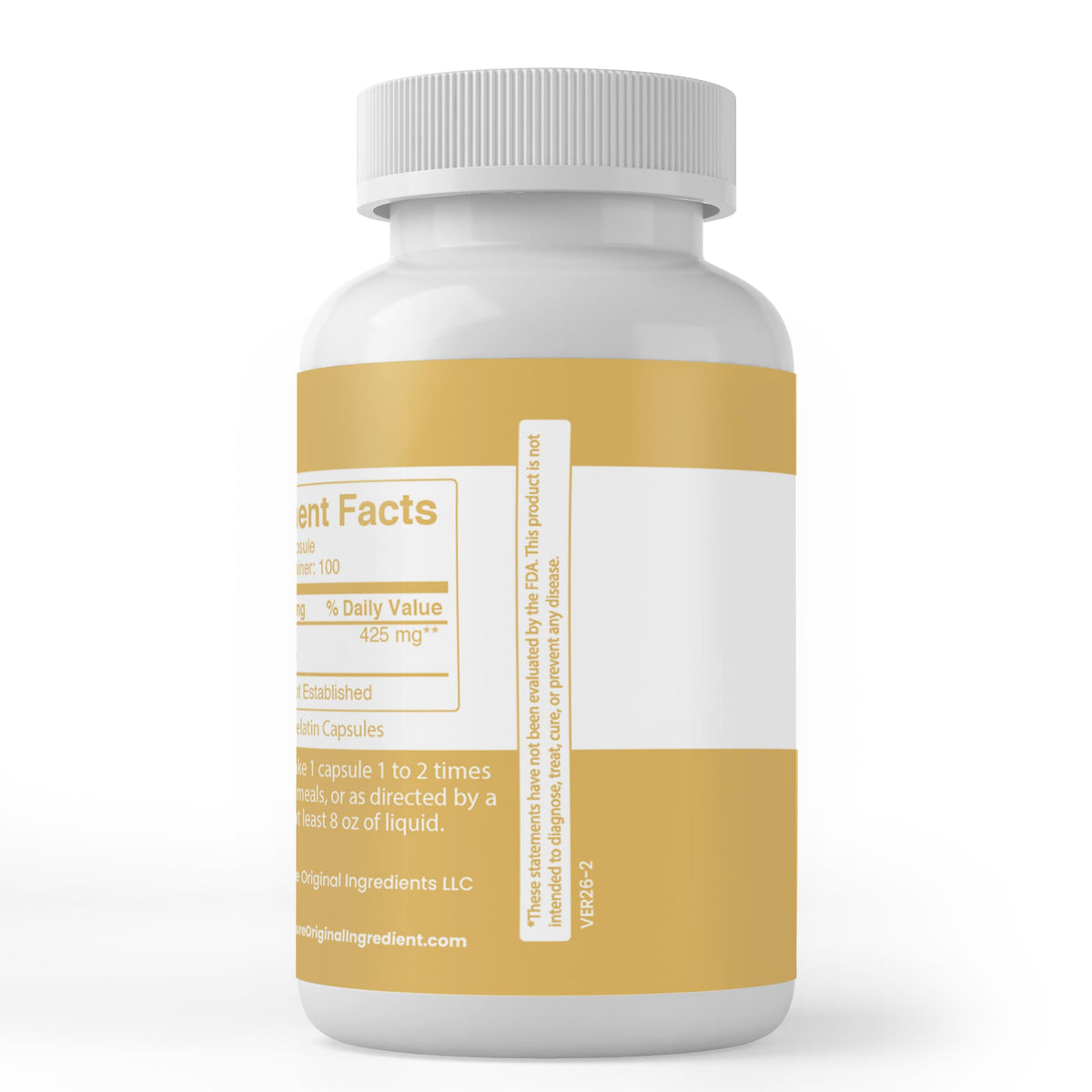 PURE ORIGINAL INGREDIENTS Ginger Root Capsules - 100 Count - image 3