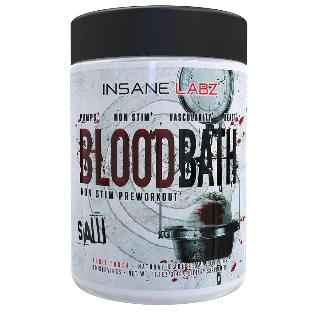 Insane Labz Psychotic Saw® and Bloodbath Pre Workout Nitric Oxide