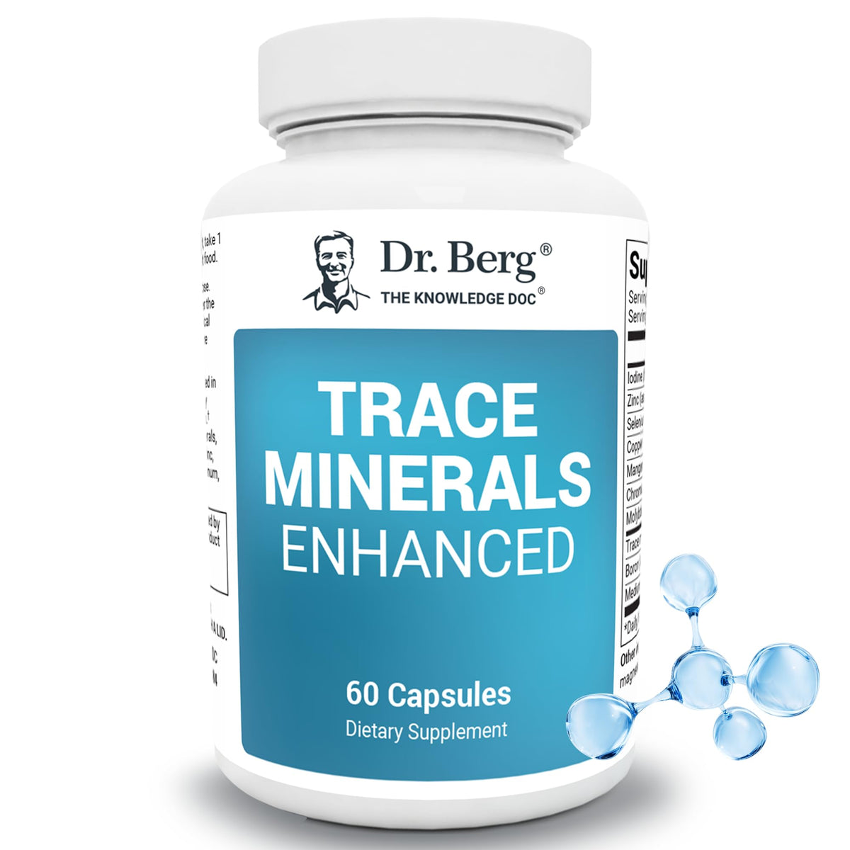 Dr. Berg Nutritionals Trace Minerals Enhanced - 60 Capsules