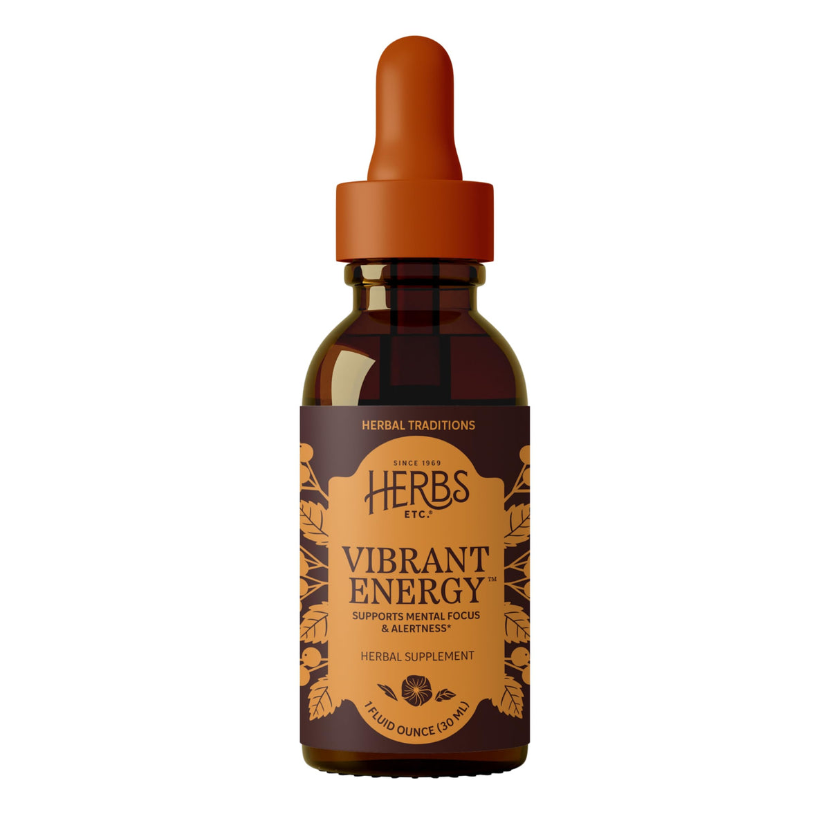 Herbs Etc. Vibrant Energy Liquid Extract - 1 fl oz