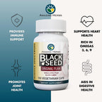 Amazing Herbs Black Seed Oil Capsules - 100 Count - image 2