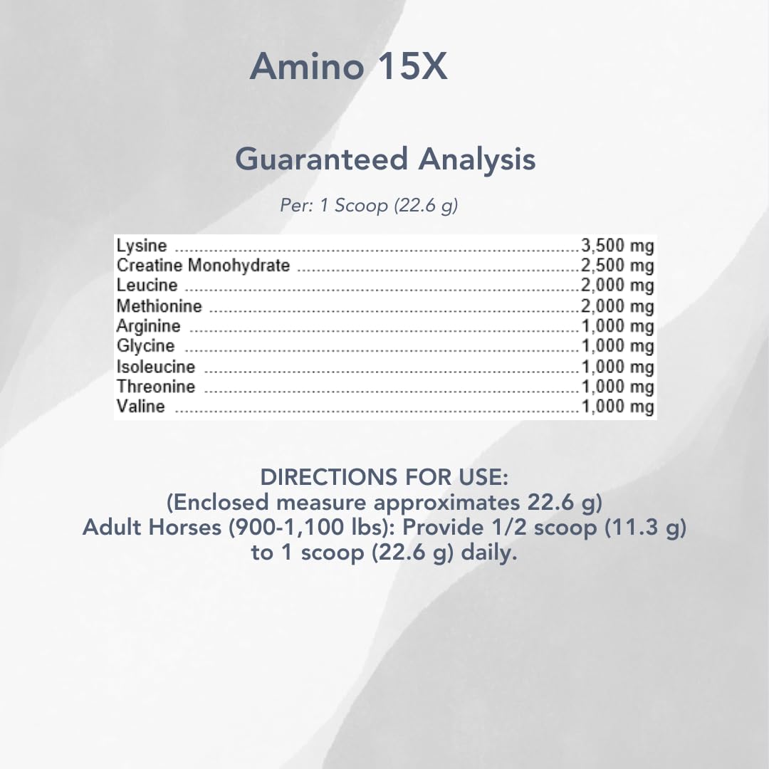 MVP Amino 15X Muscle Support Powder for Horses - 1.5lb - image 3