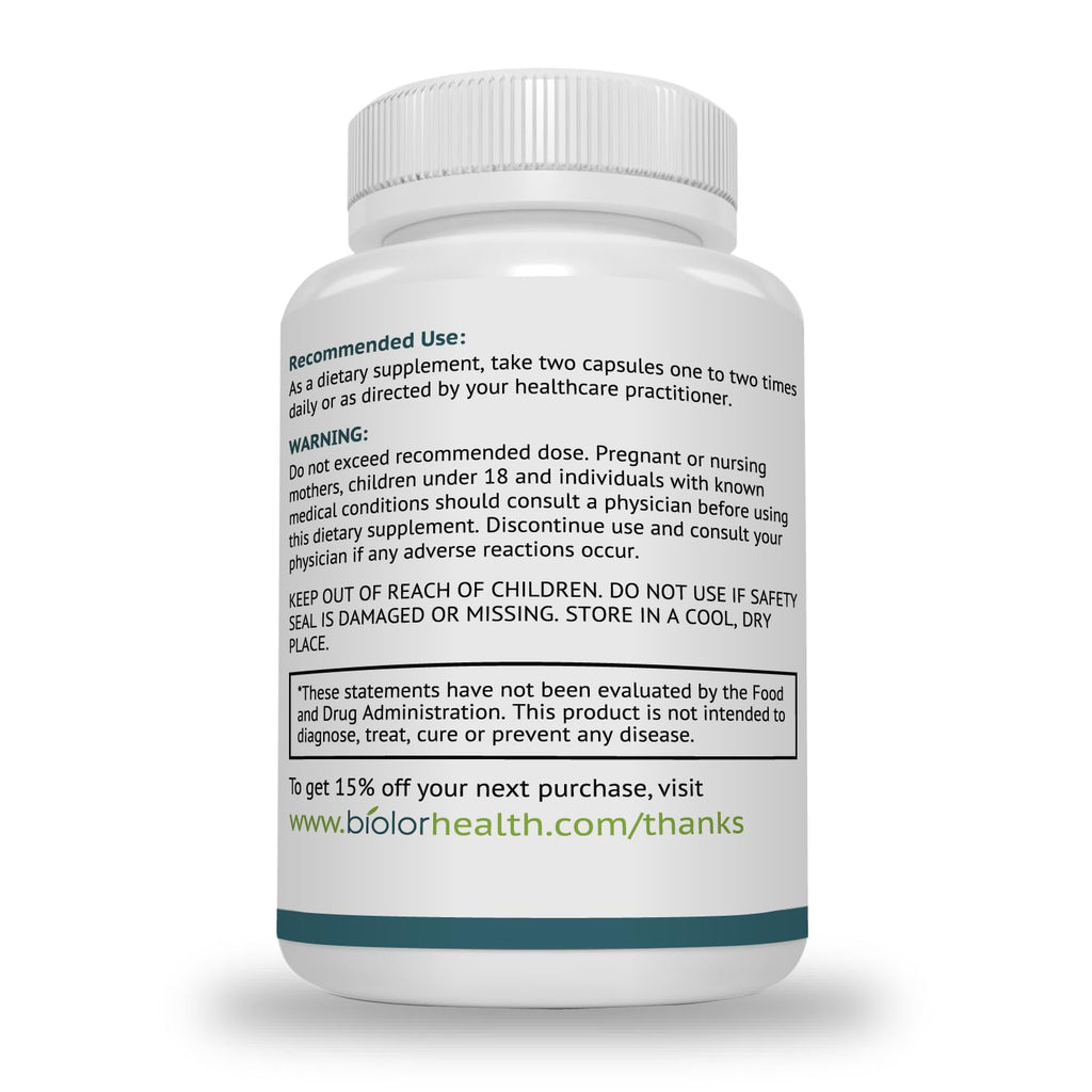 Biolor Propionyl-L-Carnitine Blood Flow Support - 120 Capsules - image 7