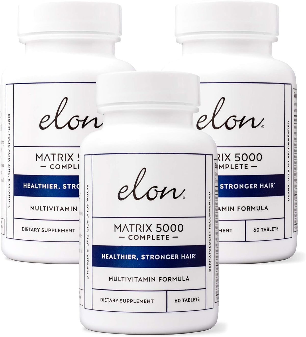 Elon Matrix 5000 Complete Multivitamin with 5000 Mcg Biotin