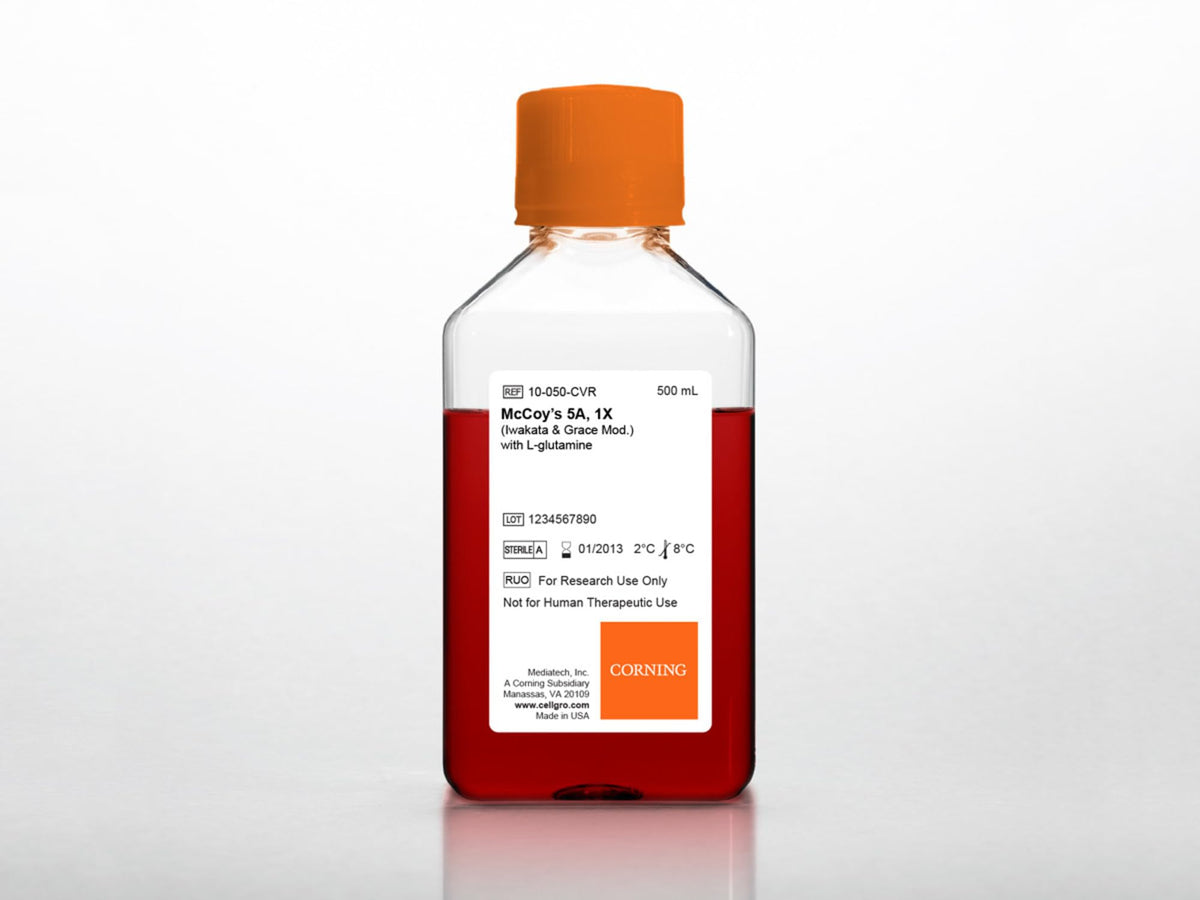 Corning McCoy's 5A Cell Culture Medium with L-Glutamine - 6 x 500 mL