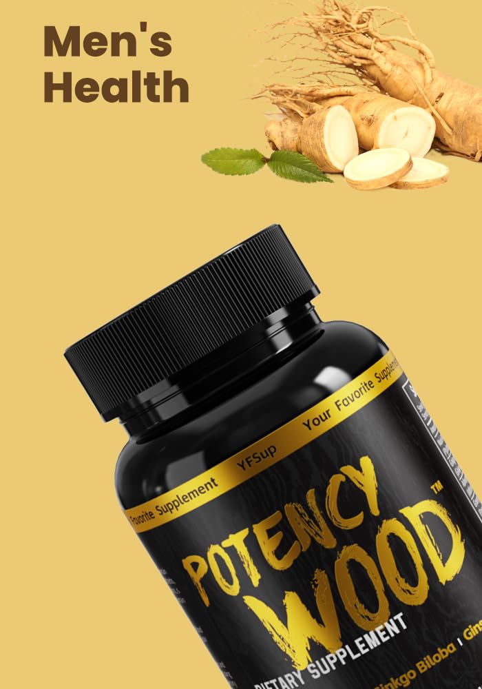 Potency Wood Ginseng Ashwagandha Gingko Tribulus - 60 Capsules - image 3