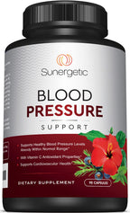 Sunergetic Blood Pressure Support Supplement - 90 Capsules
