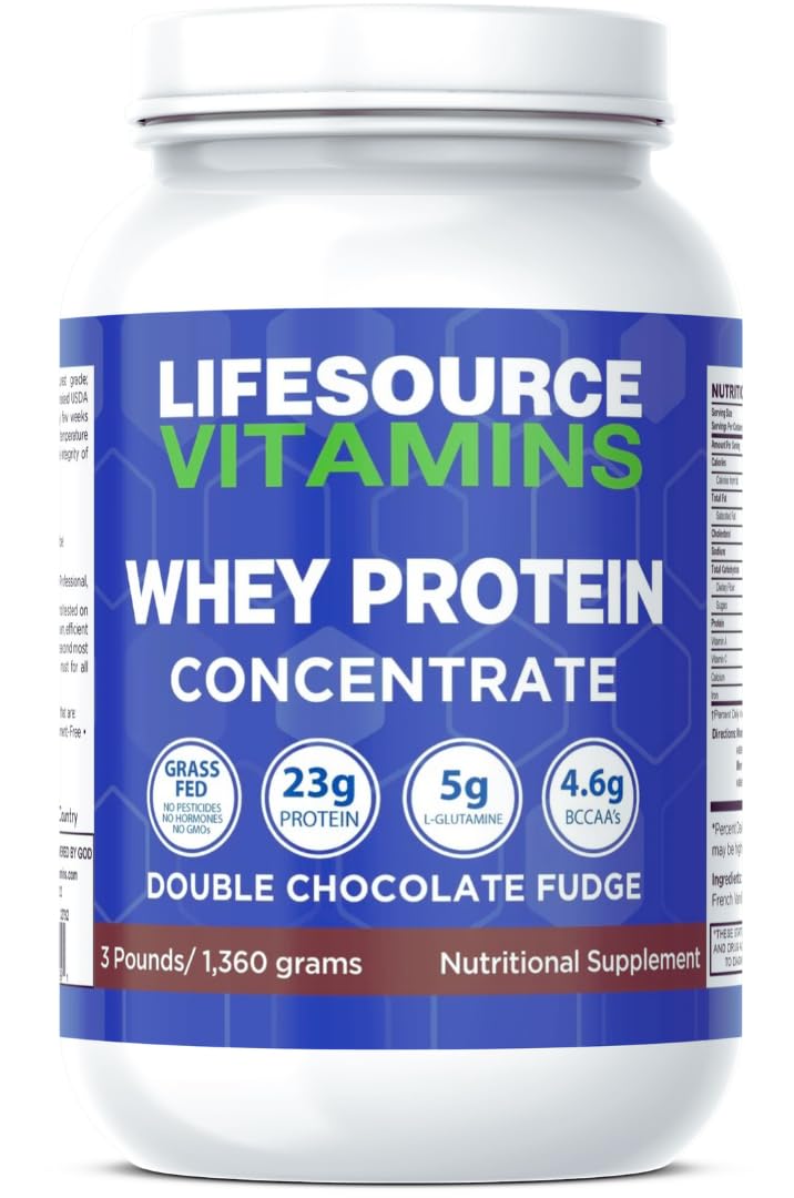 LifeSource Vitamins Grass-Fed Whey Concentrate Chocolate - 3 lb