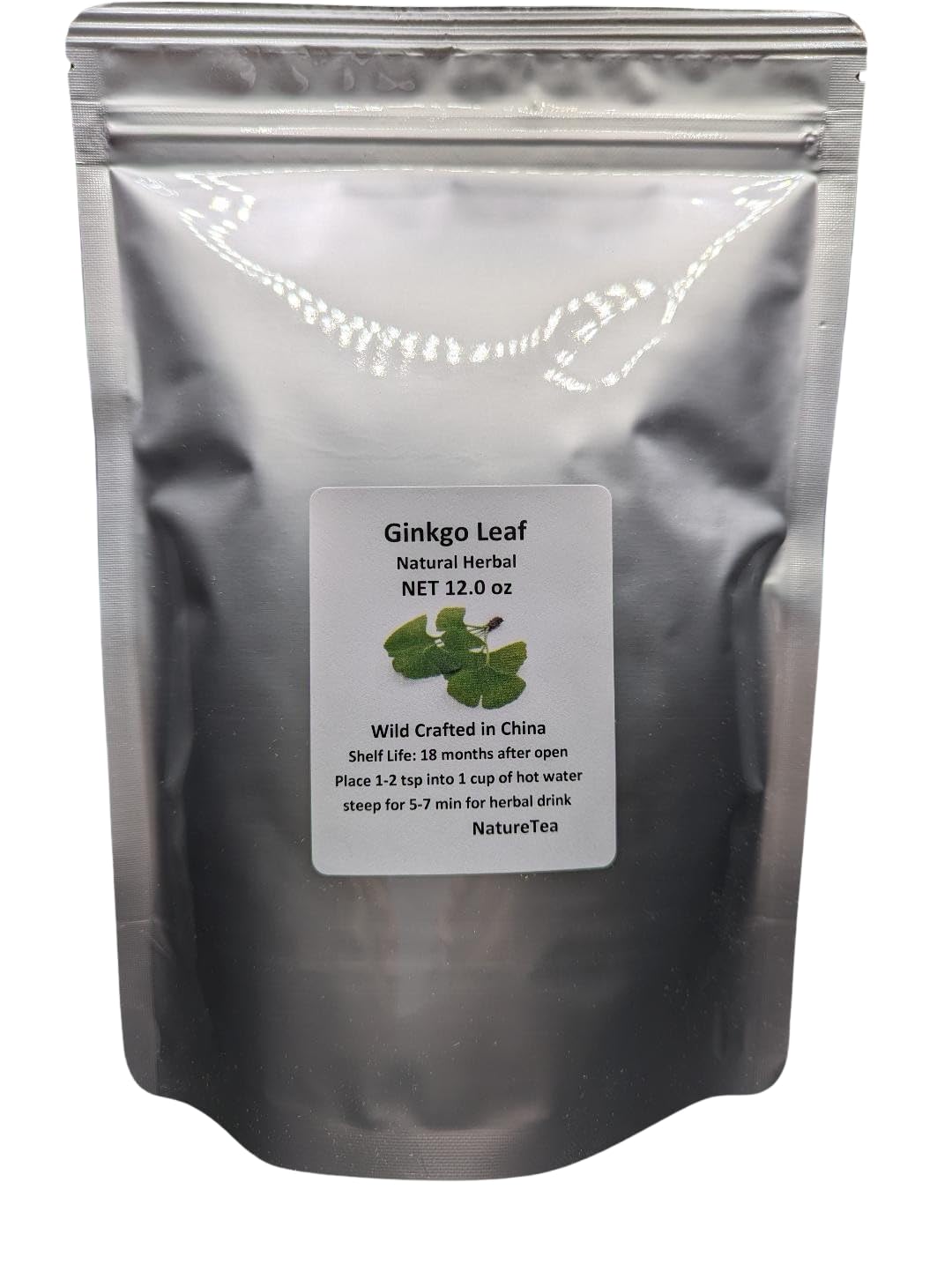 Nature Tea Ginkgo Leaf - Ginkgo Biloba Loose Leaf 100% from Nature